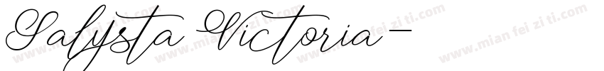 Salysta Victoria字体转换